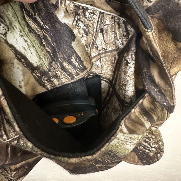 Hunting Vest XXL Cold Weather Gear Quilt Lined Game Pouch Mens Realtree Camo - Picture 8 of 16